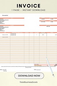 Contract Invoice, Invoice Template, Editable Small Business Invoice, Billing Template - Invoice Form, Receipt Template - Etsy Canada