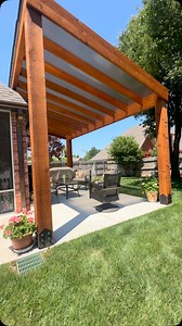 31K views · 989 reactions | BEAM only SkyPoly Pergola. Oklahoma City. 20x16. 8x8 posts. 4x12 headers with recessed 2x8 joists. SkyPoly Roof. This is our Hercules System. Bronze tinted color. SkyPoly is commercial grade. 159 MPH wind rating because we all know Oklahoma gets windy. DM us or TEXT 972-342-1645 to get a quote on our  Leakproof roof - SkyPoly Hercules !! #pergola #skypoly #patiocover | Cover Your Pergola | Facebook