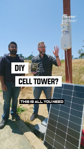 You can build a cell network in a city park. Here's exactly what you need: | Freethink