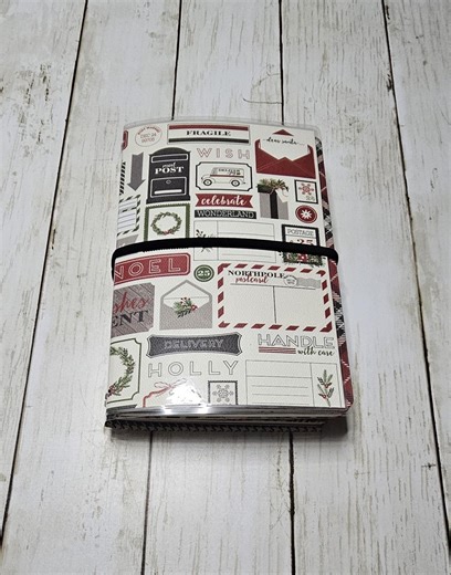 Christmas Traveler’s Notebook Journal – Handmade With Carta Bella Paper - Etsy