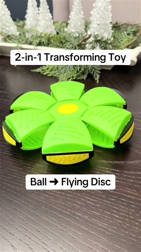 This Magic UFO Ball is such a fun twist on classic outdoor toys. It switches from a flying disc to a ball mid-play and keeps kids moving and entertained. Easy to use, lightweight, and a popular gift pick right now. #TikTokShop #TikTokShopFinds #ToyFinds #OutdoorToys #KidsToys
