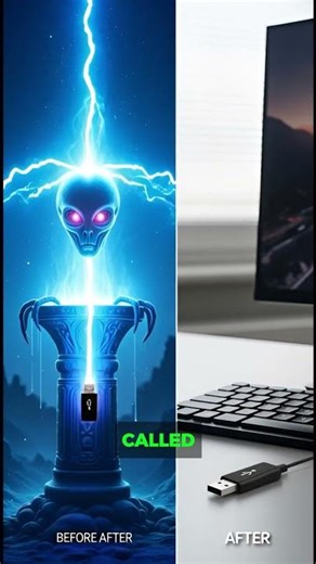 Aliens Found Our USB Drive... This is What They Think It Does 😱 #Aliens #usb