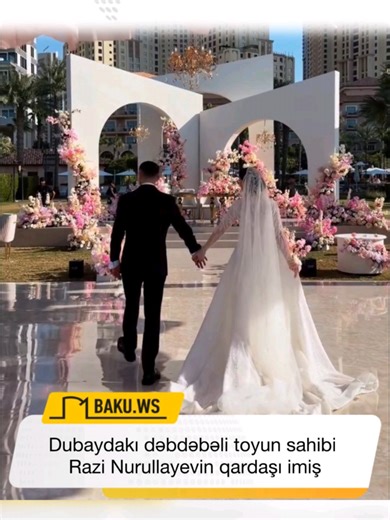 Azərbaycanlı iş adamı Dubay şəhərində oğluna təmtəraqlı toy mərasimi keçirib. Mərasimdən çəkilmiş kadrlar sosial şəbəkələrdə yayılıb. Görüntülərdən aydın olur ki, toy yüksək səviyyədə və olduqca dəbdəbəli şəkildə təşkil olunub. Məclisdə Azərbaycanın Xalq artisti Aygün Kazımova, müğənni Nəsimi Məmmədov və digər tanınmış simalar səhnə alıblar. Toya aparıcılığı isə məşhur televiziya aparıcısı Nanə Ağamalıyev edib. “Yeni Sabah” saytı isə öyrənib ki, Dubayın məşhur “Ritz-Carlton” hotelində keçirilən 