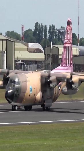 18K views · 685 reactions | Lockheed C-130H Hercules Royal Jordanian Air Force departure. | Aero Admirers | Facebook