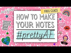 How To Make Your BCBA Exam Study Notes #PrettyAF