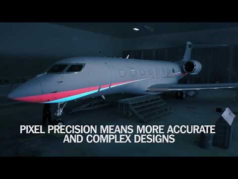 Gulfstream’s 3-D Paint Projection Process