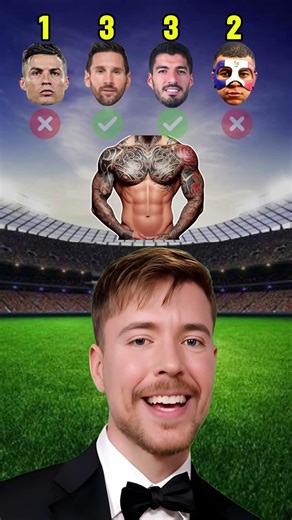 ronaldo vs messi asking mr beast