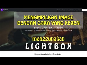 Javascript Lightbox Tutorial : Menampilkan Gambar Menggunakan Lightbox