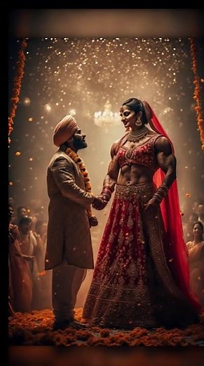 THE BODYBUILDER BRIDE #fbb #femalebodybuilder