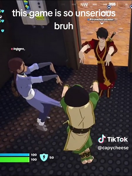 Leaked Avatar Fortnite Scene: Toph, Zuko, Katara | CapyCheese TikTok