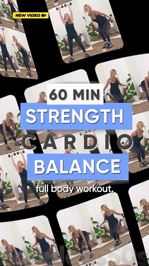 Total Body Workout for Women 50 – Strength, Cardio & Balance! ​ The perfect menopause workout to target osteoporosis, heart health, brain fog and sarcopenia. ​ Gain a love for exercise and watch it now for free! If you could wake up tomorrow with one fitness superpower, what would it be — endless energy, perfect strength, or total flexibility? Comment with #longevity to get my home fitness program that helps boost stamina, strength, and mobility. | Fabulous50s