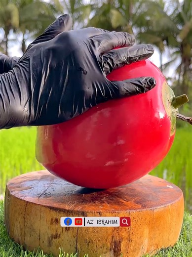 Delicious Red Coconut Cutting