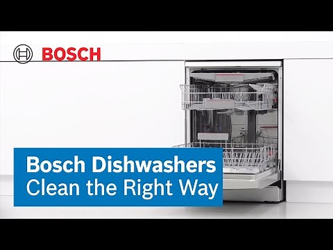 How to Clean Your Dishwasher the Right Way | Bosch Home UK/Ireland