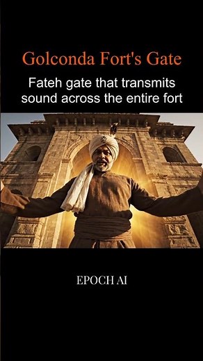 The Sound Engineering Behind Golconda Fort's Fateh Gate #golcondafort #aihistory