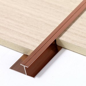 [Hot Item] Hot Sale Ceramic Aluminum Profile T Shape Tile UV Panel Wall Panel Dividing Trim Connection Trim Line