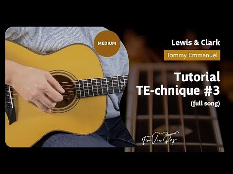 Lewis And Clark (Tommy Emmanuel) - Tutorial