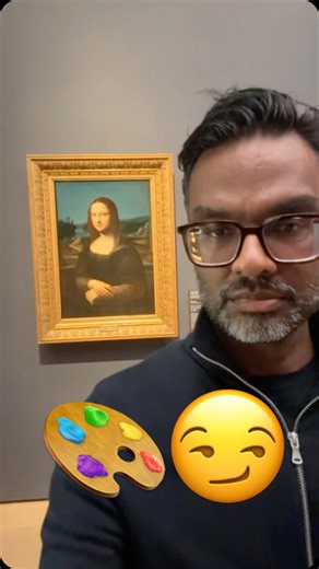 Jozef Lindström on Instagram: "🎨😏 Every guy tries to decode my smile… just like Mona Lisa, but only a few succeed. #MonaLisa #renaissanceart #nasjonalmuseet #fotjozef #fyp"
