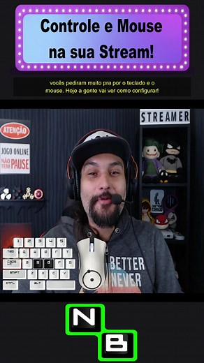 Teclado e Mouse na Live! #comofazerlives #streamers #dicasdelive #dicasparastreamers #dicasparastreamer #streamerbrasil #streamerbr #tecladogamer #tecladomecanico #mouse