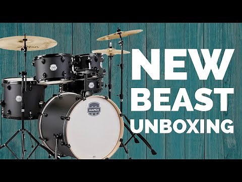 Unboxing and testing my new drum set-Mapex Storm with Zildjian PLZ4PK 4 cymbal setup