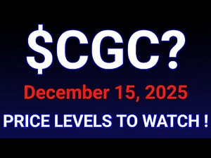 CGC Stock (Canopy Growth Corporation) CGC Stock Technical Analysis | December 15, 2025