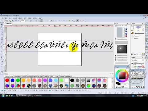 كيفية الكتابة بالعربي في Real Draw Pro
