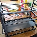 Power Tool Organizer Wall Mount with Charging Station – 12 Drill Holder Rack with 8-Outlet Power Strip, Heavy Duty Garage Battery Charging Station, Tool Storage Rack for DeWalt, Milwaukee