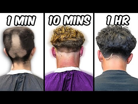 1 Minute vs 1 Hour Haircut!