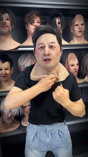 Asian display mask#halloween #mask #cospIay