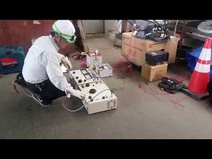 耐圧試験の様子１