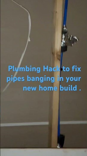 Water Pipes in your walls making loud banging sounds? In your new home try this fix #plumbinghacks