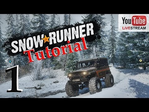 SnowRunner ❄️Tutorial Gameplay #01🚚A MudRunner Game Deutsch