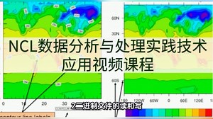 NCL数据分析与处理实践技术应用
