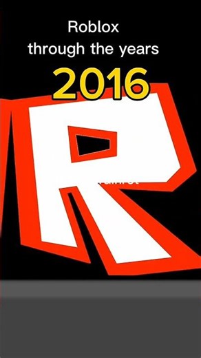 Roblox logo through the years #roblox #robloxedit