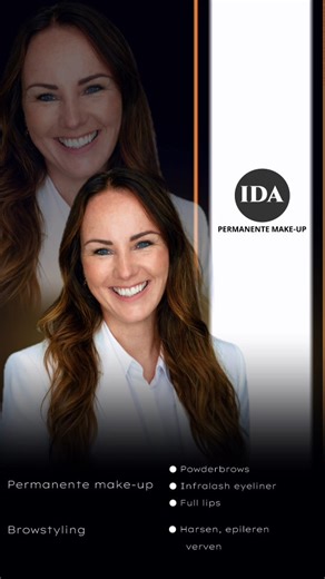 IDA Permanente Make-up on Instagram: "Ik hou ervan om mensen nog mooier te maken! ❤️ Met permanente make-up benadruk je jouw natuurlijke schoonheid op een subtiele en verfijnde manier. Maar je kunt ook bij mij terecht voor wenkbrauwen harsen en verven. Welke behandeling(en) kies jij? 😉 ✨️Powderbrows Ben je klaar met dagelijks gebruikt te moeten maken van potloden? Als je wenkbrauwen onregelmatig van vorm zijn, te licht van kleur, of ‘gaten’ vertonen, komt je gezicht niet volledig tot haar recht