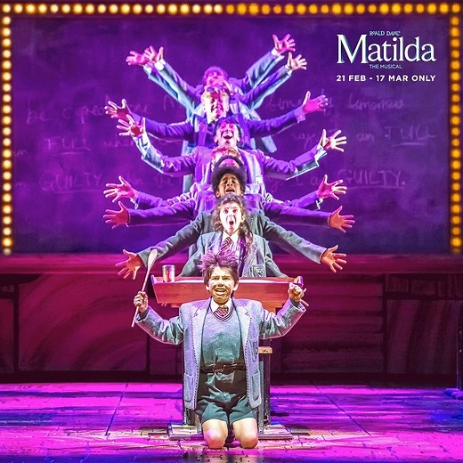 Matilda the Musical the opens at the Sands Theatre next week! Don't miss this multi-award winning musical. Let's get ready to go back to school! Book now: http://po.st/MBSMatildaMusical #MatildaSingapore #SandsEntertainment | Marina Bay Sands