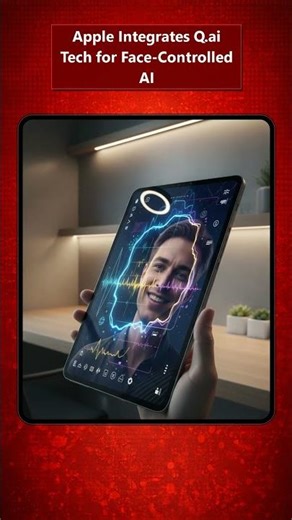Apple Integrates Q.ai Tech for Face-Controlled AI