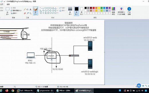 红队渗透-内网穿透系列-ICMP内网穿透之PingTunnel及代理工具设置和利用渗透工具获取weblogic的webshell