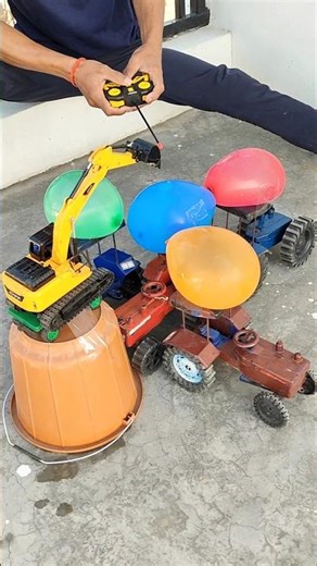 CRAZY COLOUR JCB🚜 VIDEO #jcb​ #jcbvideo​ #tractor​ #excavator​ #bulldozer​ #balloons ​#dj​ #tractor