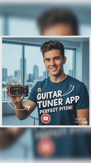 How to Use Guitur Tuner App #cover #tutorials #chords