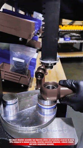 Innovative Shock Absorber Assembly Tool : Best Precise Piston Rod Pressing