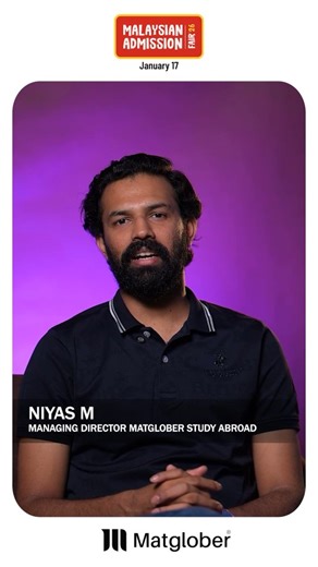 Matglober Study Abroad on Instagram: "Meet your future university on January 17 The Malaysian Admission Fair 2026 brings you top-ranking Malaysian universities, including Asia Pacific University (APU) ✨ What you can expect: 🎓 Interact directly with university representatives 👩‍🎓 Talk to students currently studying in Malaysia 💰 Check scholarship eligibility 🏦 Get support for education loans 💼 Learn about placement & career opportunities 📅 January 17, 2026 📌 Don’t miss this chance to make