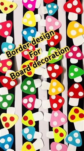 Simple border design for bulletin board | border for display board | @tiktikwowcreation