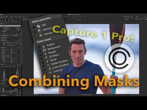 Combining Masks in Capture One Pro - how to add, subtract and intersect masks