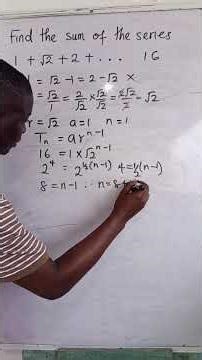 EXPONENTIAL SEQUENCE using indices and surd to simplify it #fyp#everyone