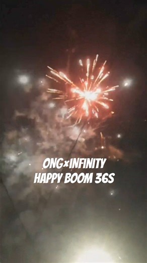Happy Boom 36 shots cake by ONG×Infinity Fireworks (Thailand Made) | Salubong 2k25