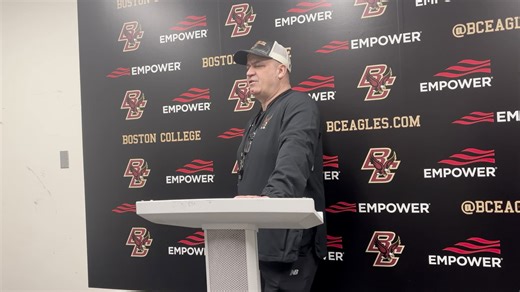 Boston College head coach Bill O'Brien on Ryan Roberts
