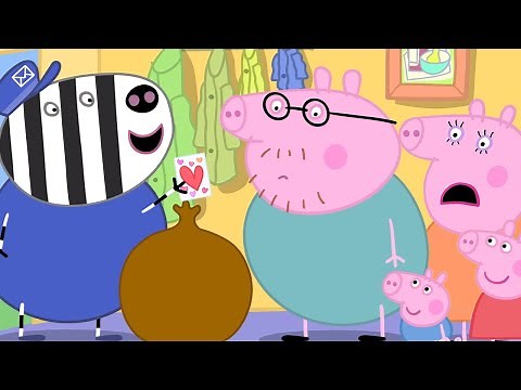 Mr Zebra Gets Daddy Pig's Card! 😱🐷 Peppa Pig Official Channel Family Kids Cartoons