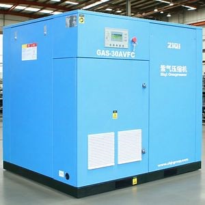 [Hot Item] Air Cooled 30kw Screw Air Compressor Vfc Variable Frequency Oil-Lubricated Belt Driven 8bar 50Hz 3 Phase Industrial