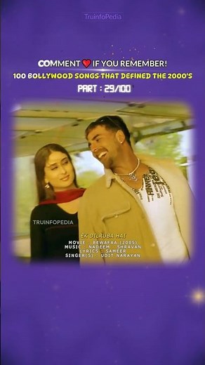 Ek Dilruba Hai ❤️| Bewafaa (2005) | 100 Bollywood Songs | Part 29 #bollywood #akshaykumar #shorts