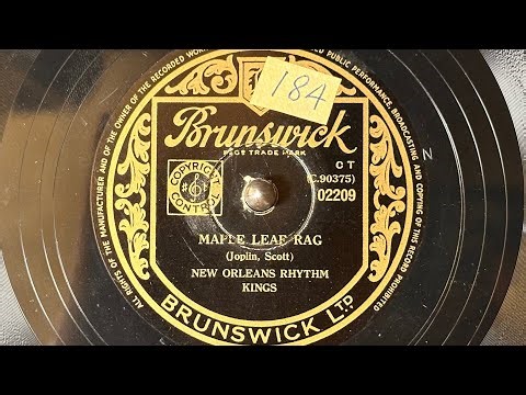 "Maple Leaf Rag"(Joplin, Scott) New Orleans Rhythm Kings 78rpm